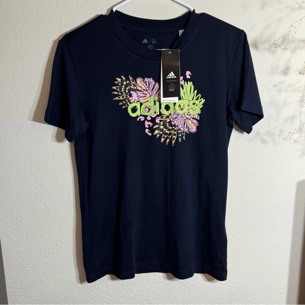 Adidas X Farm Rio Print Graphic Crewneck Tee